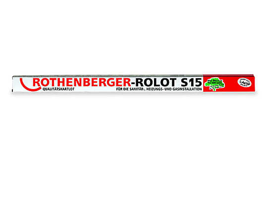 Твердый припой Rothenberger ROLOT S 15, L-AG 15