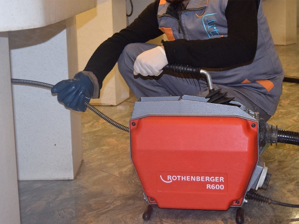 Электромеханическая прочистная машина R 600 без набора принадлежностей и инструмента