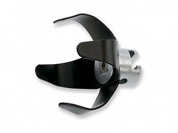 Двойной гладкий вильчатый скребок с муфтой 16 мм