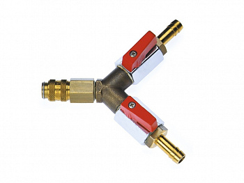 Адаптер/запорный клапан с промышленной муфтой