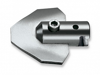 Изогнутый лопаточный скребок с муфтой 22 мм