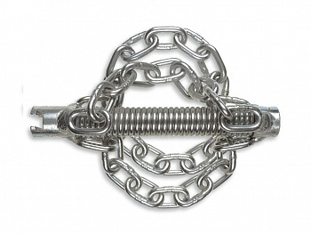 Цепная насадка без кольца с гладкой цепью муфтой 16 мм / диаметр насадки 40 мм / с 4 цепями