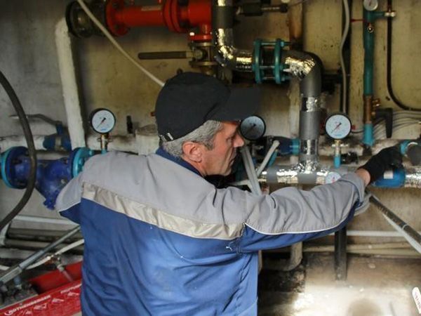 Промывка систем отопления с помощью компрессоров